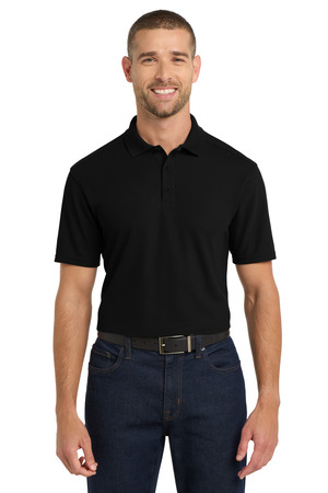Port Authority K600 EZPerformance Pique Polo, Black