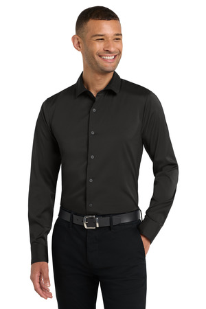 Port Authority W680 City Stretch Shirt, Black