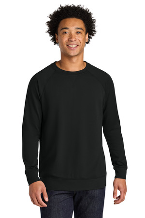 Next Level Apparel NL9000 Laguna Raglan Sweatshirt, Black