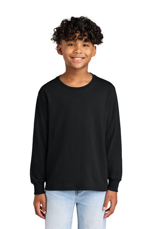Jerzees 29BL Youth Dri-Power 50/50 Cotton/Poly Long Sleeve, Black