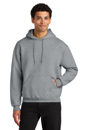 Jerzees H12M Rugged Unisex Hooded Sweatshirt, Athletic Heather