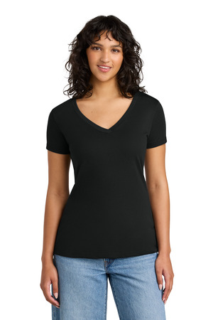 Next Level Apparel NL1540 Women's Ideal V-Neck Tee, Black