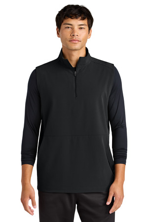 Sport-Tek ST487 Repeat 1/2-Zip Vest, Black