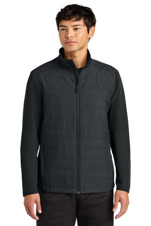 Sport-Tek ST940 Teknical Hybrid Jacket, Black