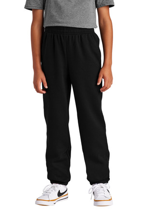District DT6112Y Youth V.I.T. Fleece Sweatpant, Black