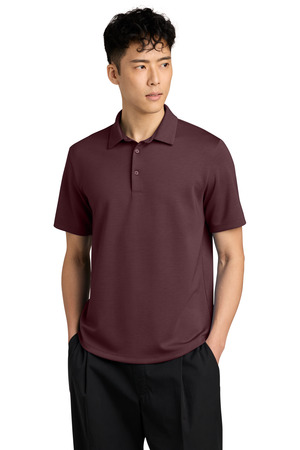 Mercer+Mettle MM1040 Lite Spacer Polo, Dark Raisin