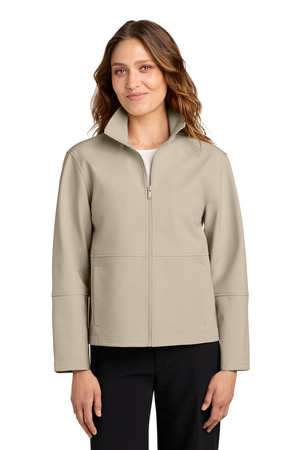 Mercer+Mettle MM7105 Women's Comfort Soft Shell Jacket, Almond