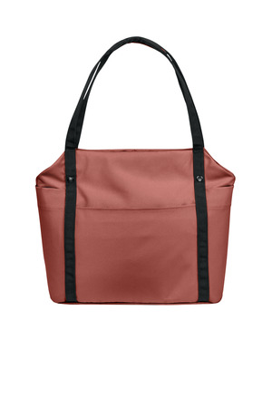 Port Authority BG472 Matte Oxford Tote, Canyon Clay