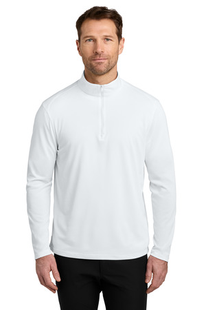 Port Authority K241 Wearever Performance Pique 1/4-Zip, White