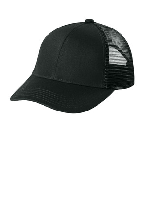Port Authority C911 Adjustable Mesh Back Cap, Black