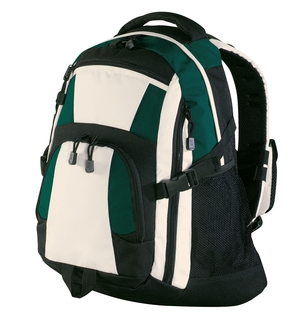 Port Authority BG77 Urban Backpack, Black/ Hunter/ Stone
