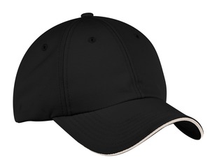 Port Authority C838 Dry Zone Cap, Black/ Stone