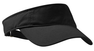 Port Authority C840 Enzyme Wash Fashion Visor, Black