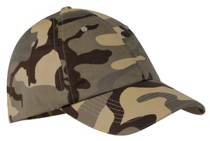 Port Authority C851 Camouflage Cap, Desert Camo