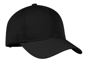 Port Authority C868 Nylon Twill Performance Cap, Black