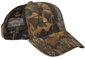 Port Authority C869 Pro Camouflage Series Cap with Mesh Back, Mossy Oak New Break-Up