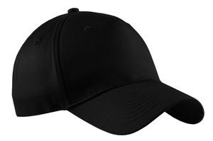 Port Authority CP86 Five-Panel Twill Cap, Black
