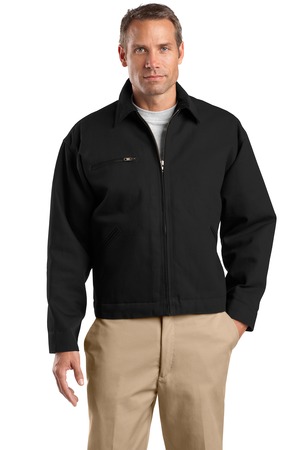 CornerStone TLJ763 Tall Duck Cloth Work Jacket, Black