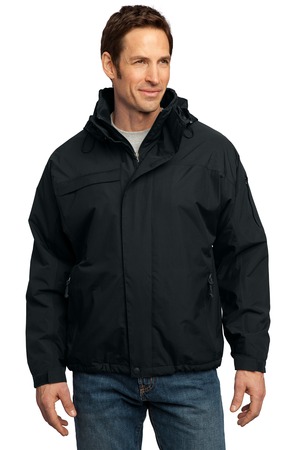 Port Authority TLJ792 Tall Nootka Jacket, Black/ Black