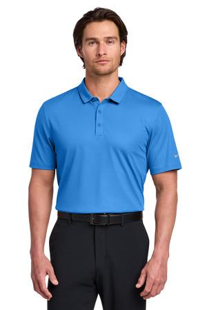 Nike 838964 Dri-FIT Embossed Tri-Blade Polo