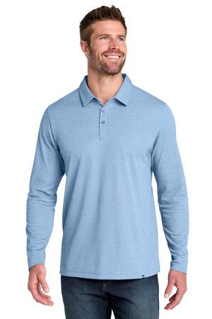 TravisMathew TM1MZ343 Oceanside Heather Long Sleeve Polo
