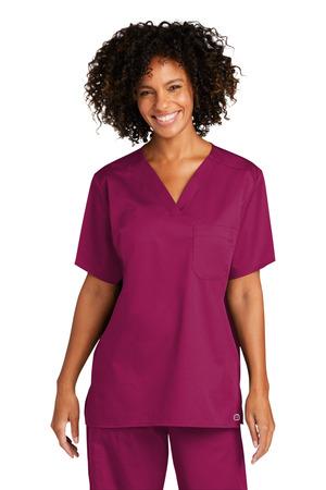 Wink WW3160 Unisex WorkFlex Chest Pocket V-Neck Top