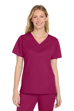 Wink WW4760 Women's WorkFlex Mock Wrap Top
