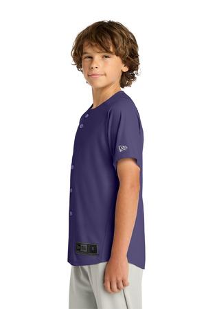 New Era YNEA220 Youth Diamond Era Full-Button Jersey