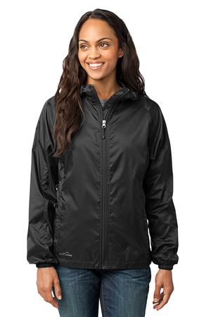 Eddie Bauer EB501 Women's Packable Wind Jacket, Black