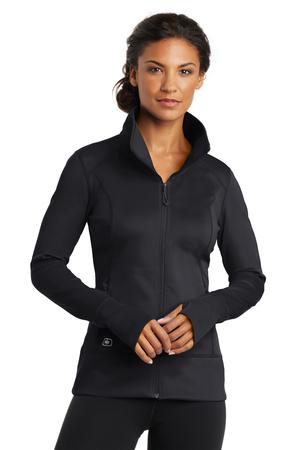 OGIO LOE700 Women's Fulcrum Full-Zip, Blacktop