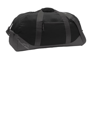 Eddie Bauer EB901 Large Ripstop Duffel, Black/ Grey Steel