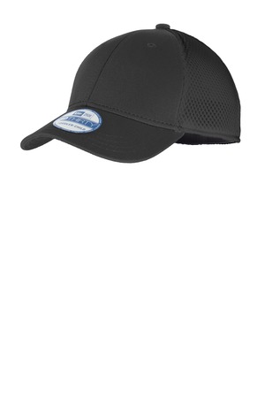 New Era NE302 Youth Stretch Mesh Cap, Black/ Black