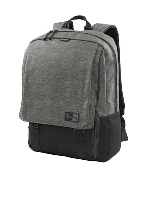 New Era NEB202 Legacy Backpack, Black Twill Heather/ Black