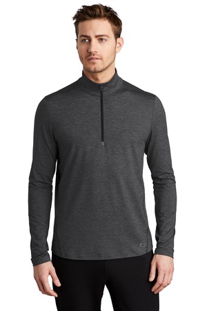 OGIO OE341 Force 1/4-Zip, Blacktop Heather