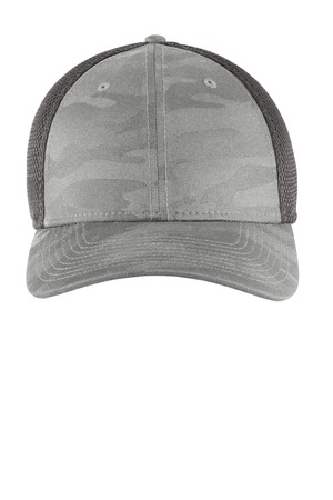 New Era NE1091 Tonal Camo Stretch Tech Mesh Cap, Rainstorm Grey Camo/ Graphite