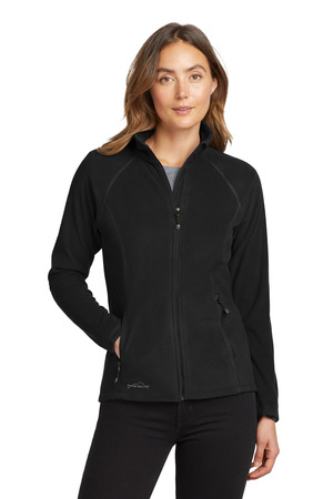 Eddie Bauer EB225 Women's Full-Zip Microfleece Jacket, Black