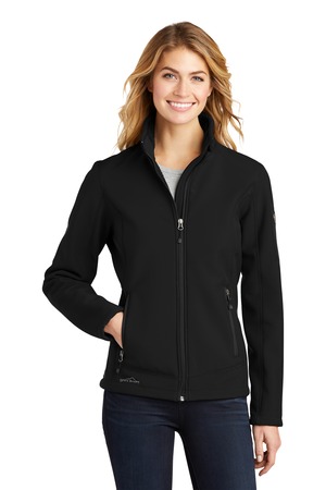 Eddie Bauer EB535 Women's Rugged Ripstop Soft Shell Jacket, Black