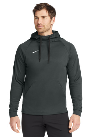 Nike CN9473 Therma-FIT Pullover Fleece Hoodie, Team Anthracite