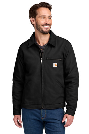 Carhartt CTT103828 Tall Duck Detroit Jacket, Black