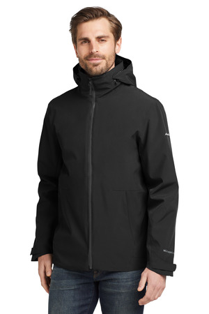 Eddie Bauer EB656 WeatherEdge 3-in-1 Jacket, Black/ Storm Grey