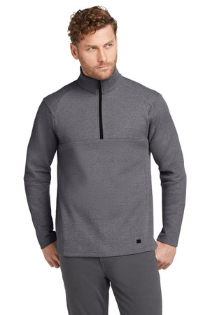 OGIO OG821 Transition 1/4-Zip, Blacktop Heather
