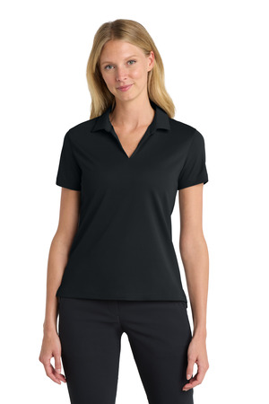 Nike NKDC1991 Women's Dri-FIT Micro Pique 2.0 Polo, Black