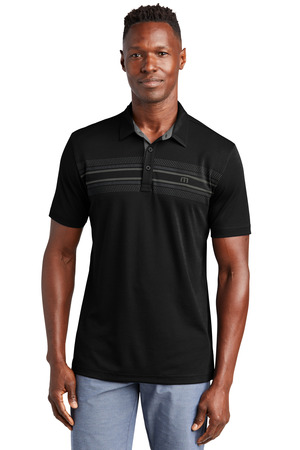 TravisMathew TM1MW450 Monterey Chest Stripe Polo, Black