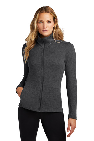 OGIO LOG203 Women's Pixel Full-Zip, Blacktop