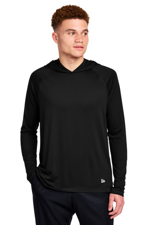 New Era NEA229 Power Long Sleeve Hoodie, Black