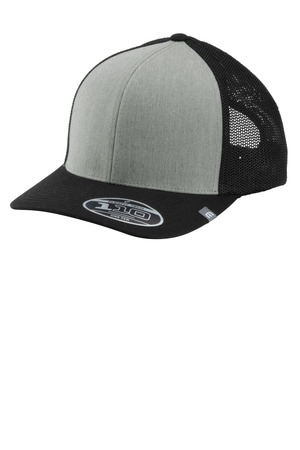 TravisMathew TM1MY390 Cruz Colorblock Trucker Cap, Heather Grey/ Black