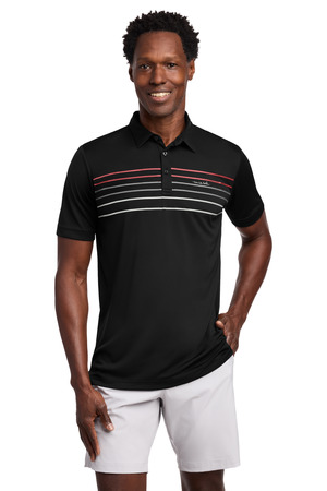 TravisMathew TM1MY400 Coto Performance Chest Stripe Polo, Black
