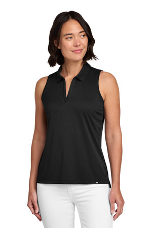 TravisMathew TM1WX001 Women's Coto Performance Sleeveless Polo, Black