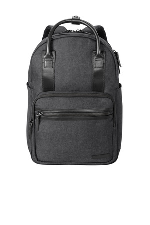Brooks Brothers BB18821 Grant Dual-Handle Backpack, Heather Grey