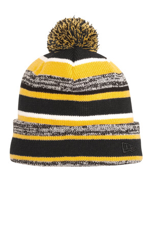 New Era NE902 Sideline Beanie, Black/ Gold